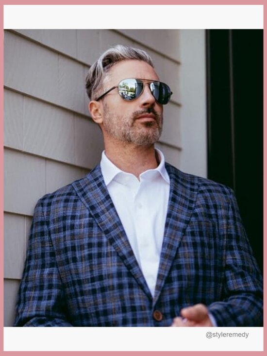 Polarized Aviator Sunglasses with Metal Frame and Acetate Temples main image 6